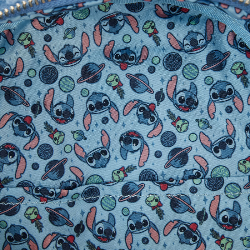 Rucksack Ansicht hinten. Scrump zwischen Planeten