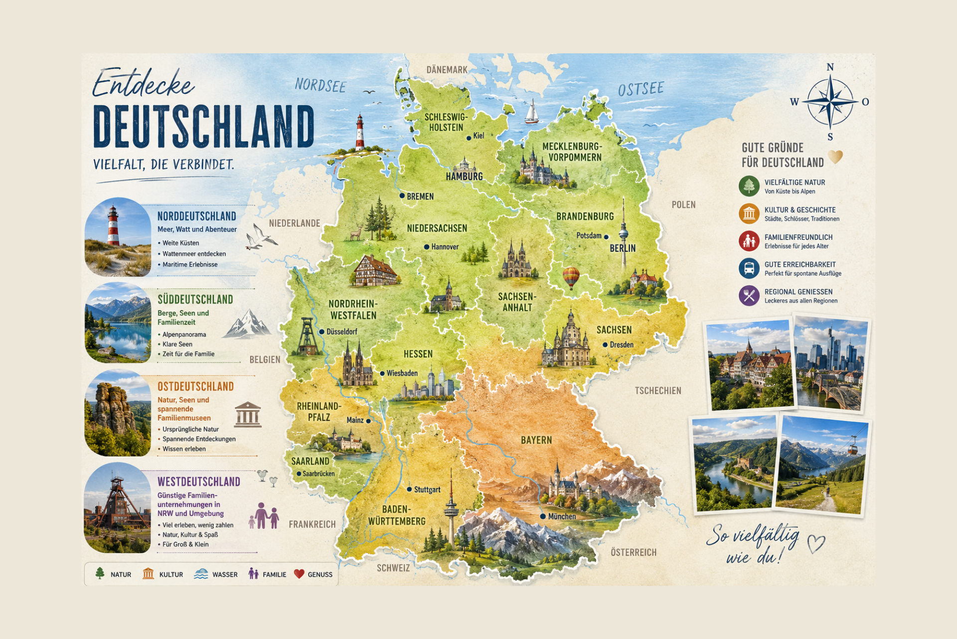 Günstige & erlebnisreiche Familienausflüge in den Ferien