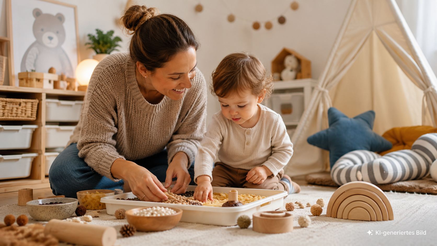Sensorik bei Kleinkindern fördern: Spielerisch die Sinne stärken