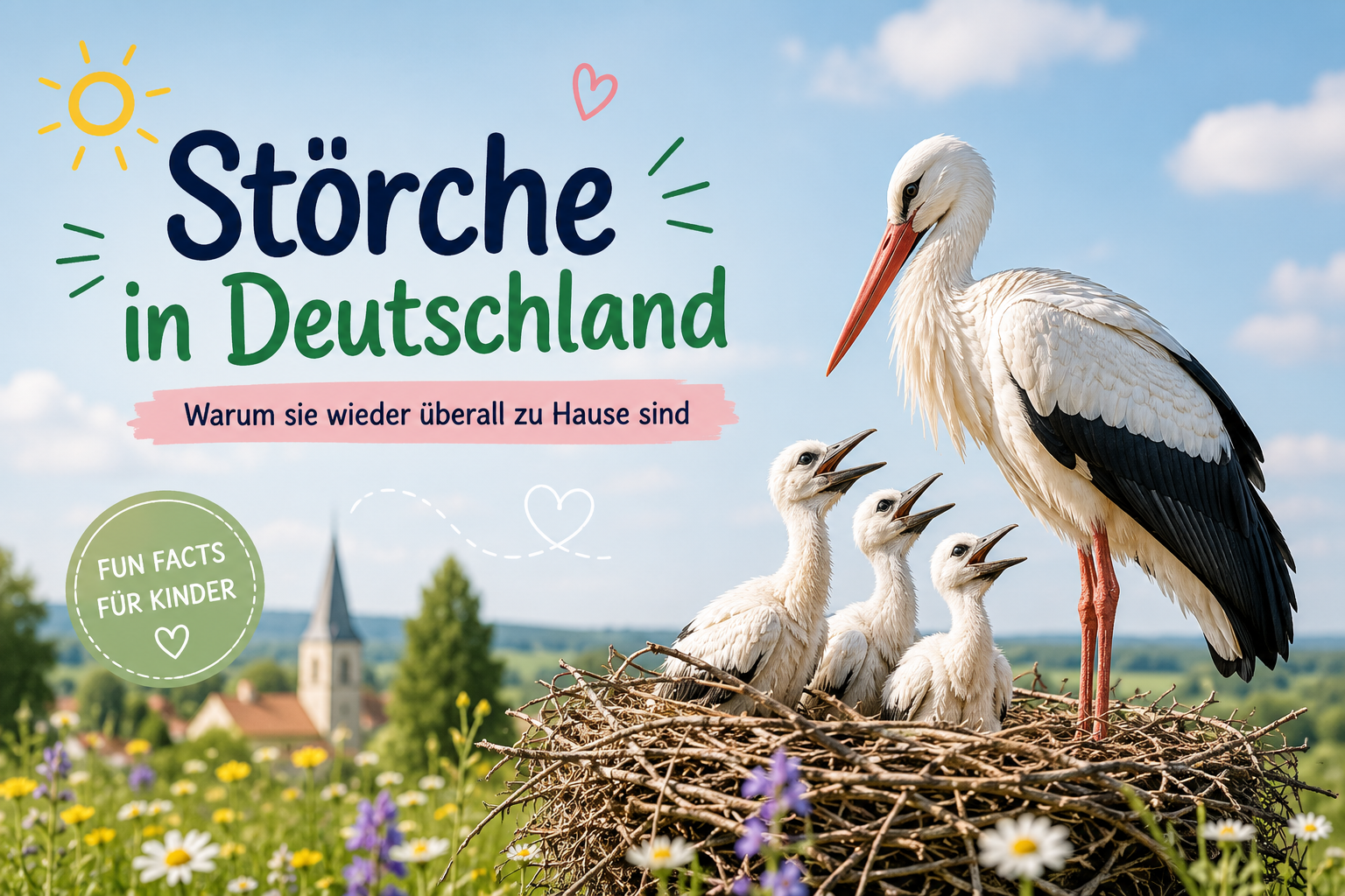 Störche in Deutschland: Warum ihr Bestand wächst