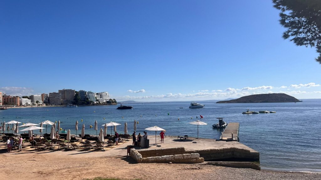 Strand nicht überfüllt